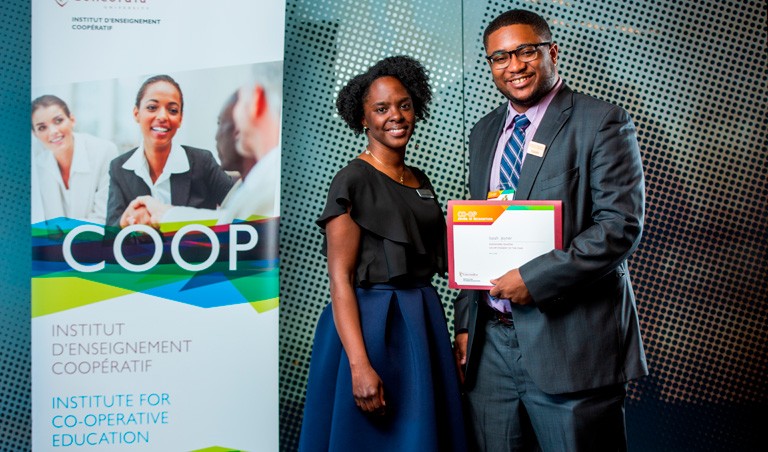 Isaiah Joyner was this year’s recipient of the Alexandre Quintal Co-op Student of the Year Award.