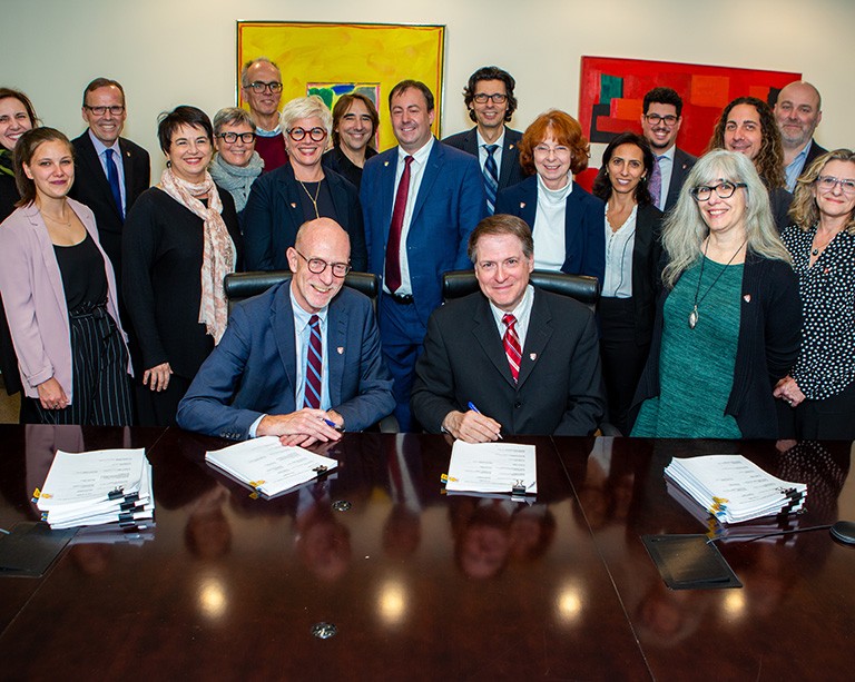 Concordia part-time faculty sign a new agreement with the university