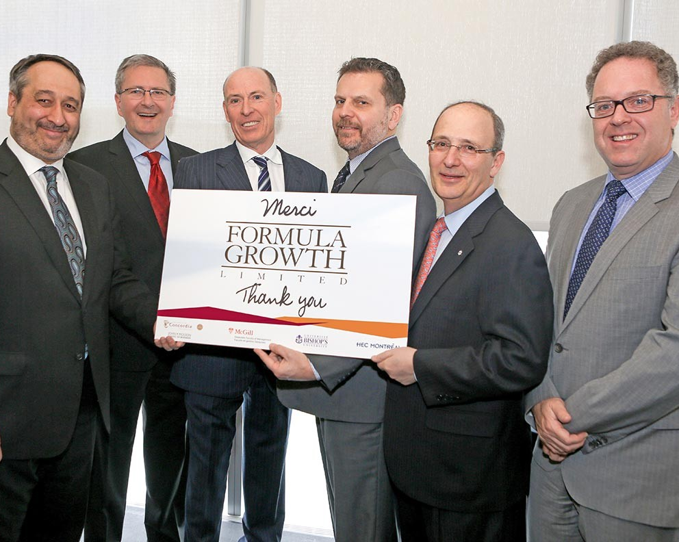Formula Growth donates $1.1 million to four Quebec universities 