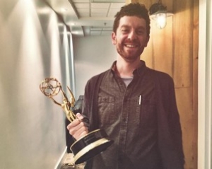 Sach Baylin-Stern with his Emmy Award