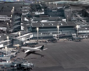 Concordia link to Canadian airport first