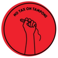 No Tax On Tampons logo