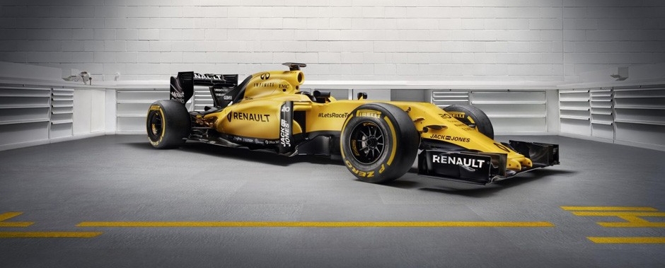 The Renault Sport F1racing car