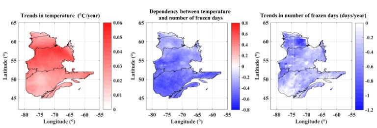 Une chercheuse de l’Université Concordia étudie l’incidence des changements climatiques sur les cycles de gel et de dégel au Québec