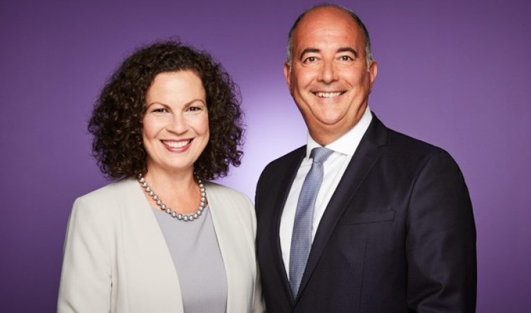 From right: Dean of the John Molson School of Business, Anne-Marie Croteau, and President and CEO of Raymond Chabot Grant Thornton, Emilio Imbriglio.