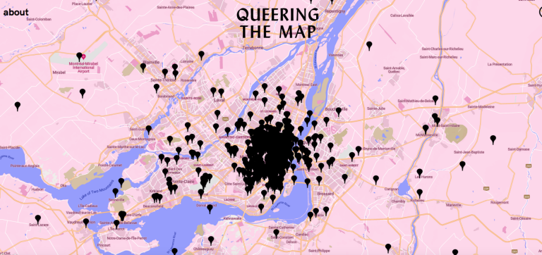 Concordia student and Queering the Map creator Lucas LaRochelle: “All of these stories become part of a collective experience.”