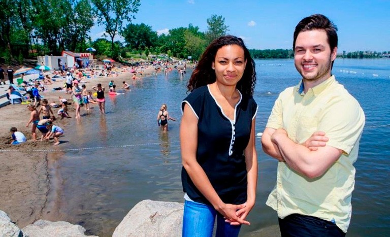 Naysan Saran and Nicolas Fortin St-Gelais’s Cann Forecast software helps municipalities make better shoreline and water-treatment management choices.