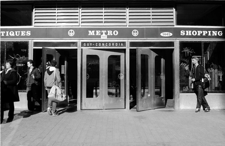 Guy Metro entrance Guy Metro entrance