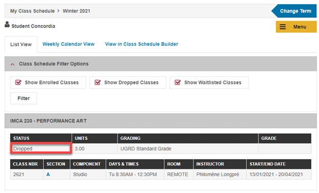 Concordia Mba Time Schedule course registration Concordia Mba Time Schedule course registration