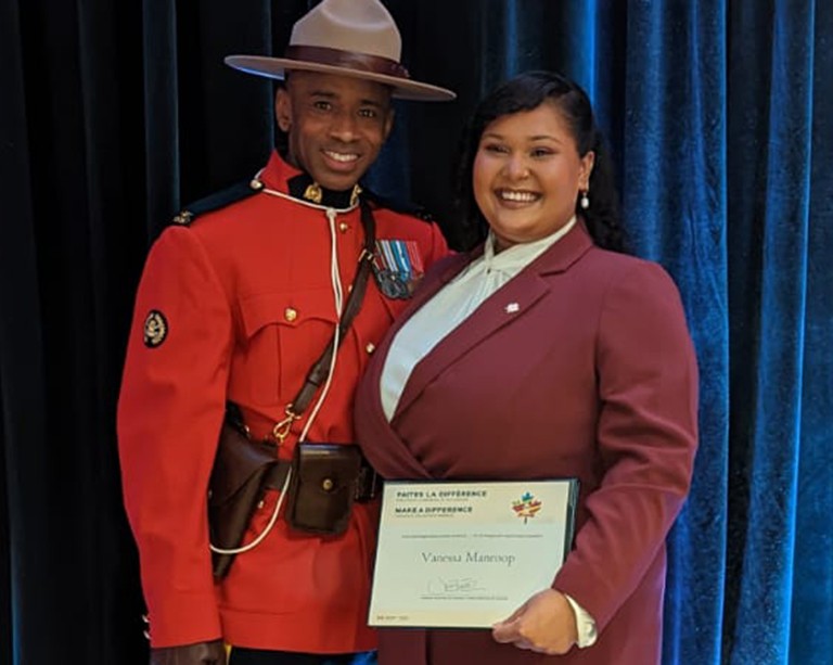 Une étudiante de l’École de gestion John-Molson lauréate du Prix pour le bénévolat du Canada