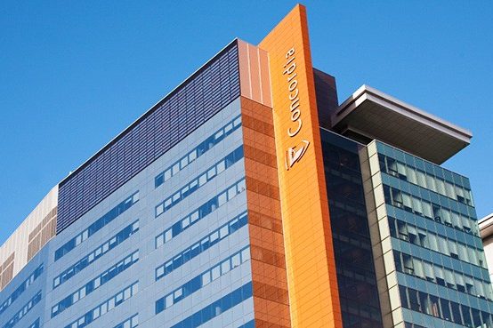 External angle view of new Loyola Campus Science Hub