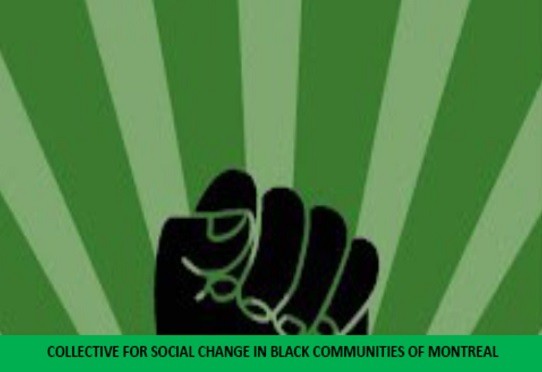 Green visual (logo) - Collective for social change in Black communities of Montreal 