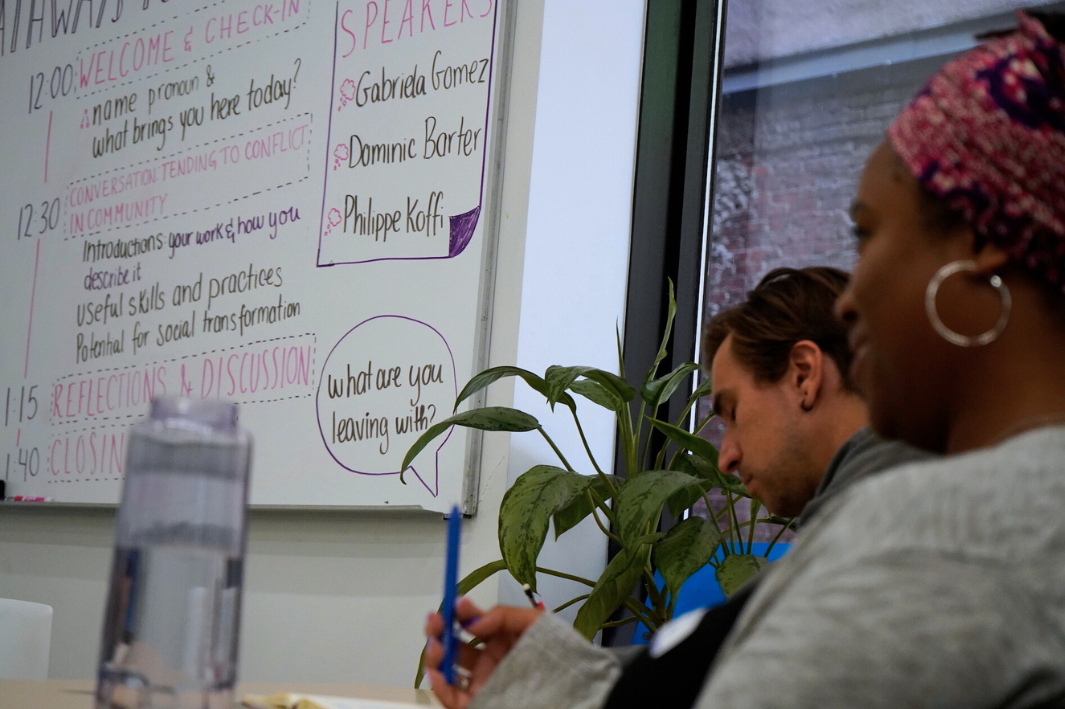 Participants in a SHIFT workshop