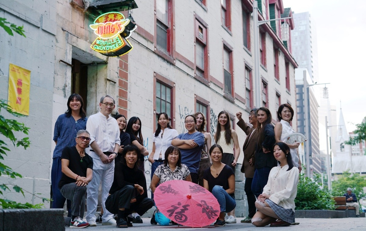 JIA Team outside the Wing Noodles building, September 2025