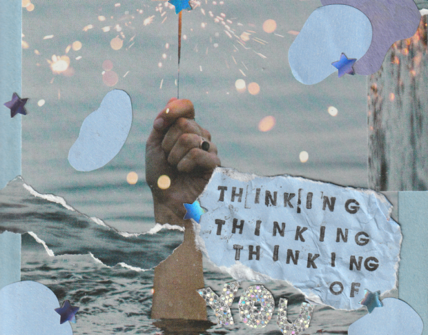 Images of shirtless men on the facade of the Stock Bar building with passersby walking along St. Catherine in the Gay Village. 