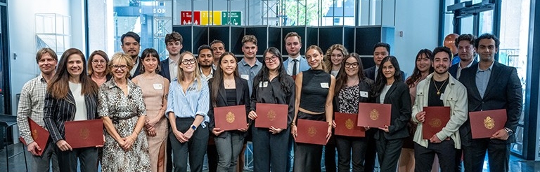 CARE Award recipients and Institute team