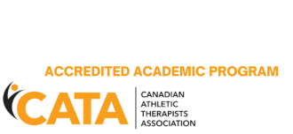 Accredited Academic Program logo, CATA, Canadian Athletic Therapists Association
