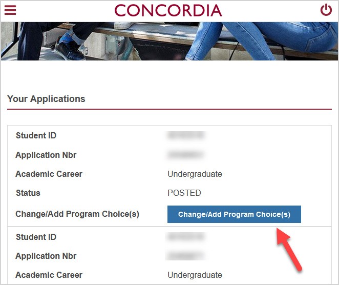 Change of choice FAQ - Concordia University