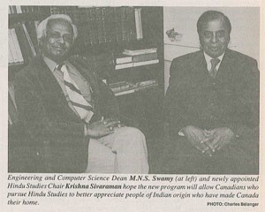 Hindu Studies in the Faculty of Arts and Science Hindu Studies in the Faculty of Arts and Science