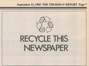 Paper recycling