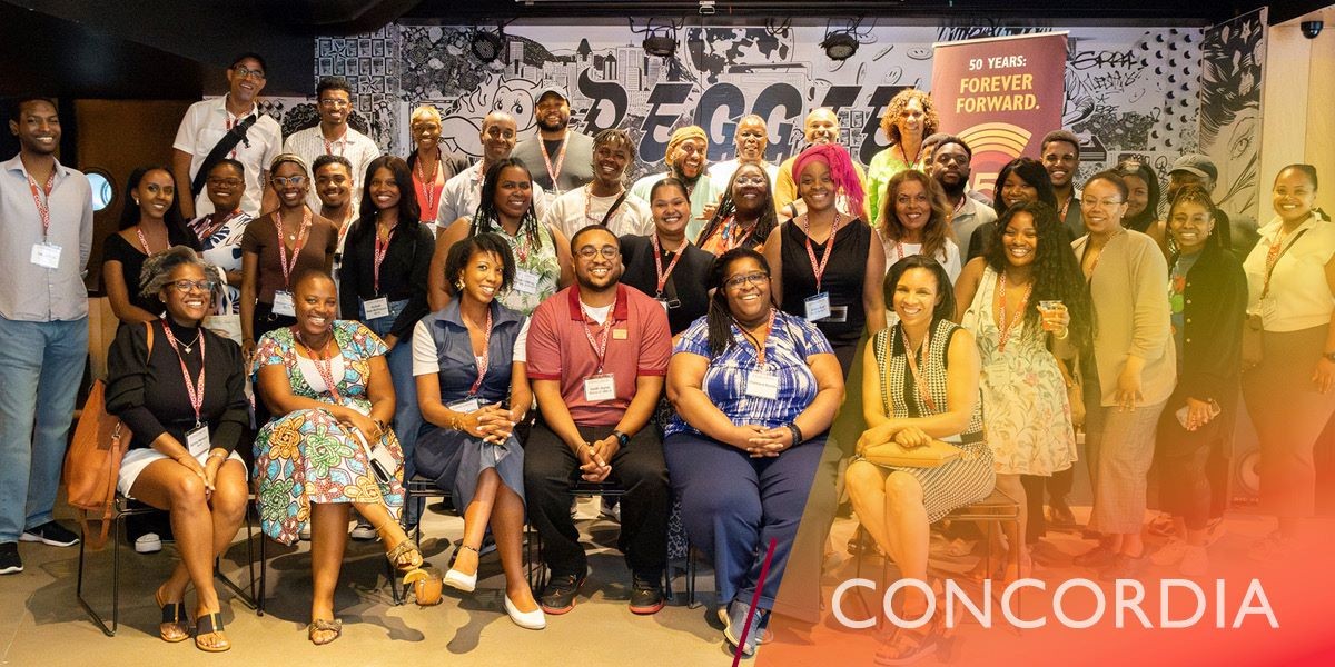 A group of Black alumni at last year's summer social.
