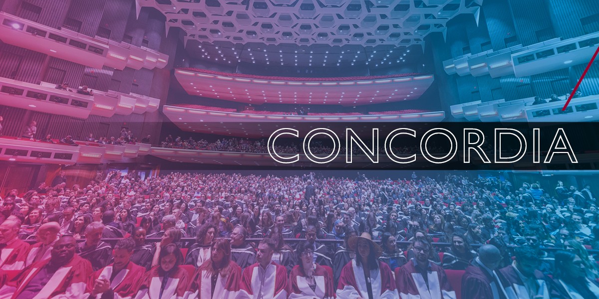 text: Concordia University and 50th anniversary logo