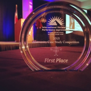 2015 ISPI Case Study Competition 1st place award