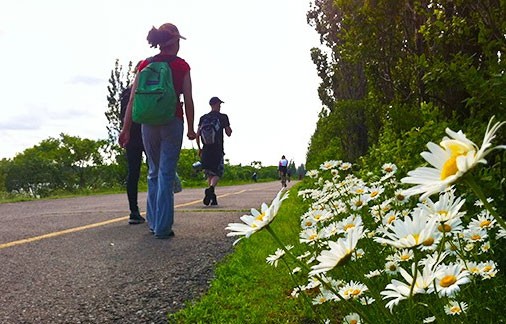 2014 pilgrimage from Old Montreal to Kahnawake