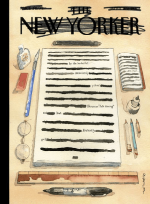 New Yorker cover by Barry Blitt