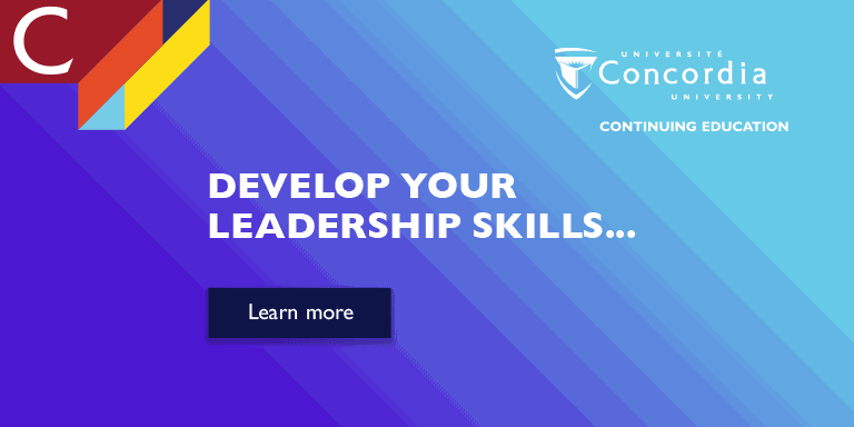 Develop your leadership skills - EN français!
