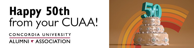 Happy 50th birthday from your CUAA!
