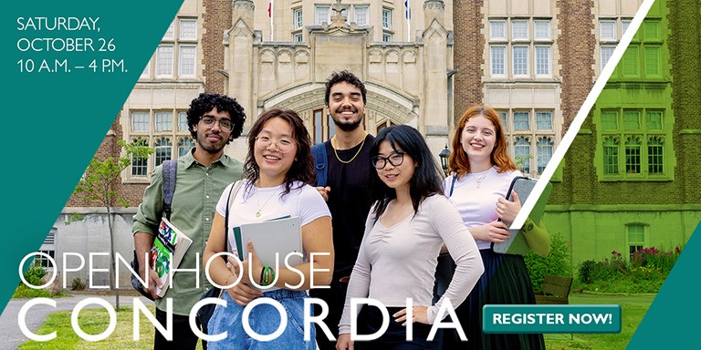 Concordia Open House is on October 26. Register now!