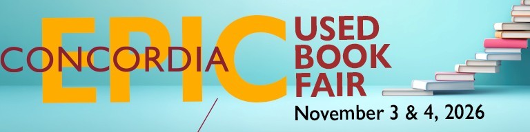 Concordia Book Fair: November 3 and 4.