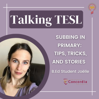 Talking TESL episode, "Subbing in Primary: Tips, Tricks, and Stories"