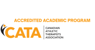 Accredited Academic Program logo, CATA, Canadian Athletic Therapists Association