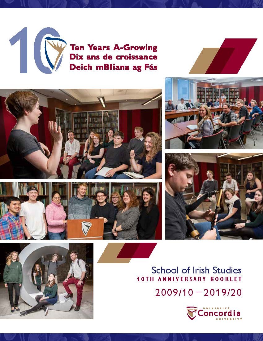 Read the Irish Studies 10th Anniversary Booklet