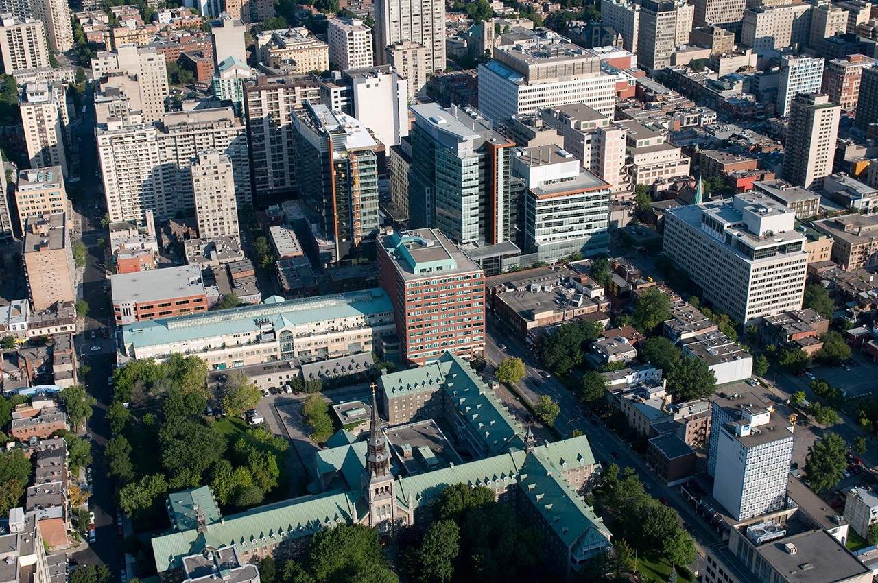 Grey Nuns Building Aerial View