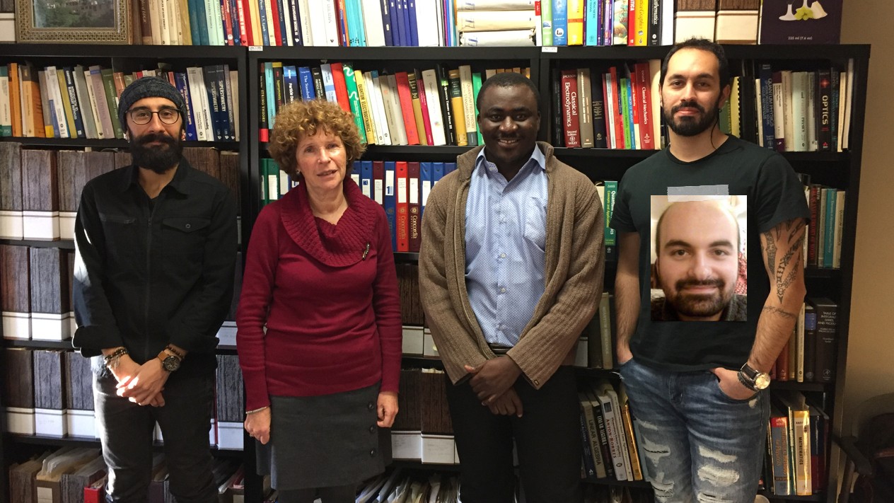 Mariana Frank research group members in 2019.