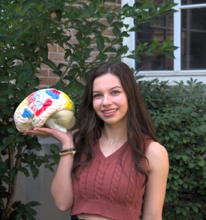 Picture of Kalista Sedemedes, research coordinator at the CAP lab.