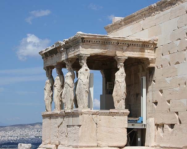 Erechtheion, Athens, Greece. Photo by Carly Daniel-Hughes, Faculty member