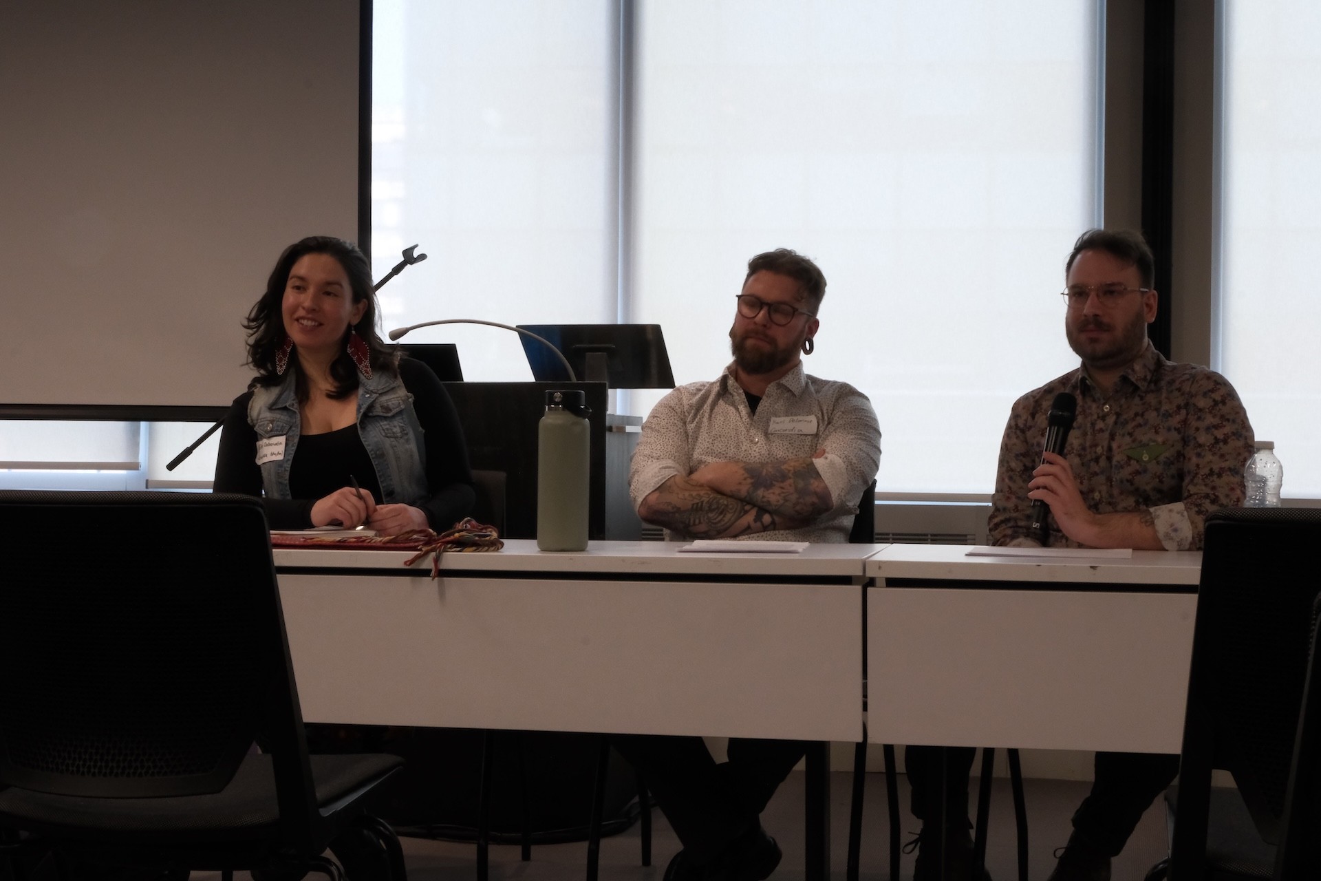 Students speaking on a panel at the Annual Graduate Interdisciplinary Conference