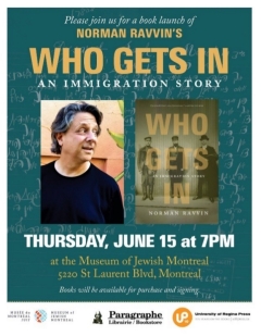 Who gets in book launch poster