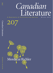 Canadian Literature: Mordecai Richler (Winter 2010)