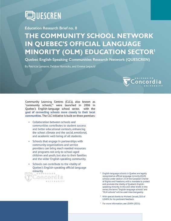 QUESCREN Education Research Brief 8