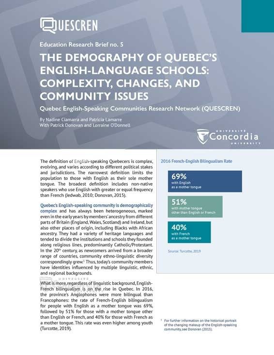 QUESCREN Education Research Brief 5