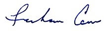 Graham Carr - signature