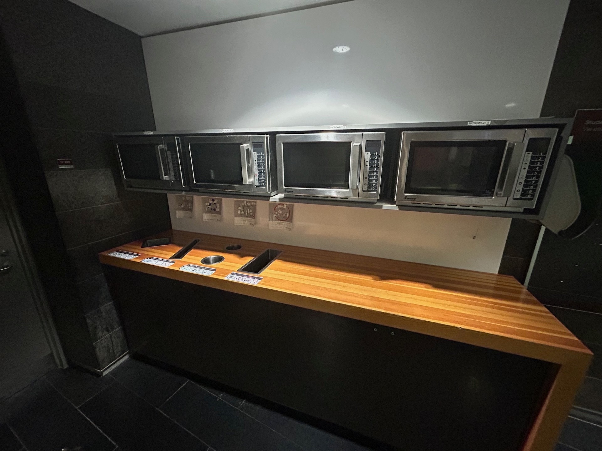 Microwave area in John Molson Building S225