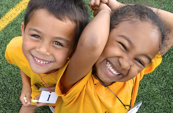 Children at Concordia Athletics summer camp