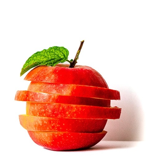 Sliced apple | Photo by John Finkelstein from Pexels