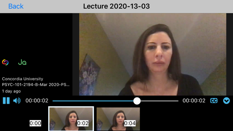 Lecture recordings